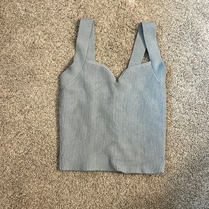 Abercrombie & Fitch Sweetheart Neckline Ribbed Tank